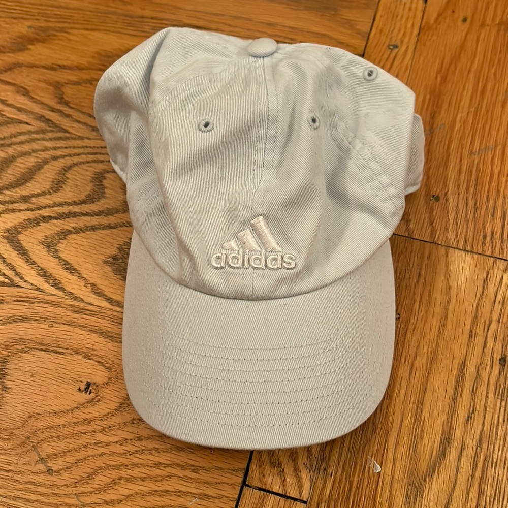Adidas Light blue Baseball Hat with Logo